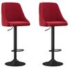 vidaXL Barski stolci 2 kom crvena boja vina bar&scaron;unasti
