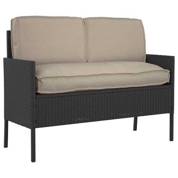 vidaXL Set jastučića 3 pcs Sivo-smeđa Oxford tkanina