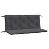 vidaXL Jastuci za vrtnu klupu 2 kom antracit 120x50x7 cm tkanina