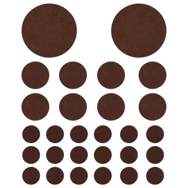 vidaXL Podni štitnici od filca 72 kom