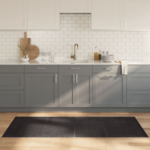 vidaXL Tepih pravokutni tamnosmeđi 80 x 200 cm od bambusa