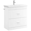 vidaXL Set namje&scaron;taja za kupaonicu Bijela 81 x 40 x 84,5 cm
