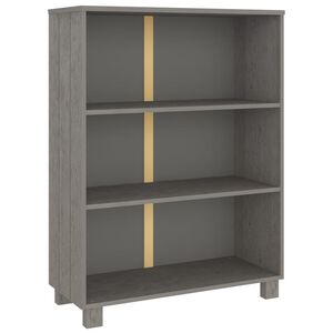 vidaXL Ormarić za knjige HAMAR svjetlosivi 85x35x112 cm od borovine