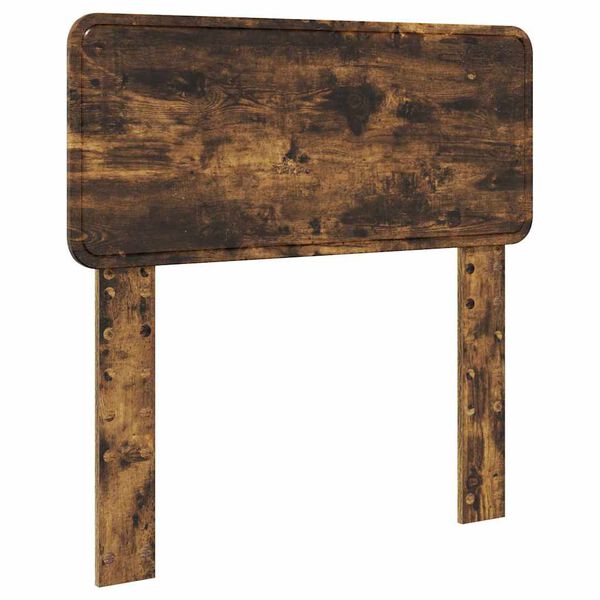 vidaXL Uzglavlje s uzglavljem Dimljeni hrast 80 cm Konstruirano drvo