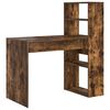 vidaXL Stol Dimljeni hrast Konstruirano drvo 113 x 54 x 120 cm