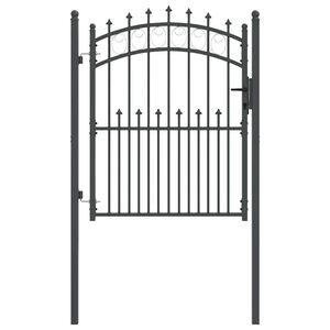 vidaXL Vrata ograde s bodljama EMMEN 150 x 100 cm