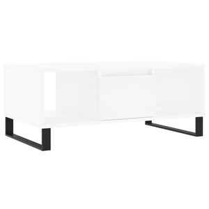 vidaXL Stolić za kavu bijeli 90 x 50 x 36,5 cm od konstruiranog drva
