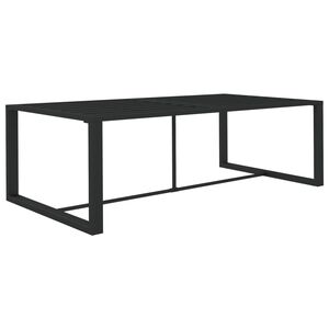 vidaXL Vanjski blagovaonski stol antracit 120 x 60 x 66 cm aluminijski