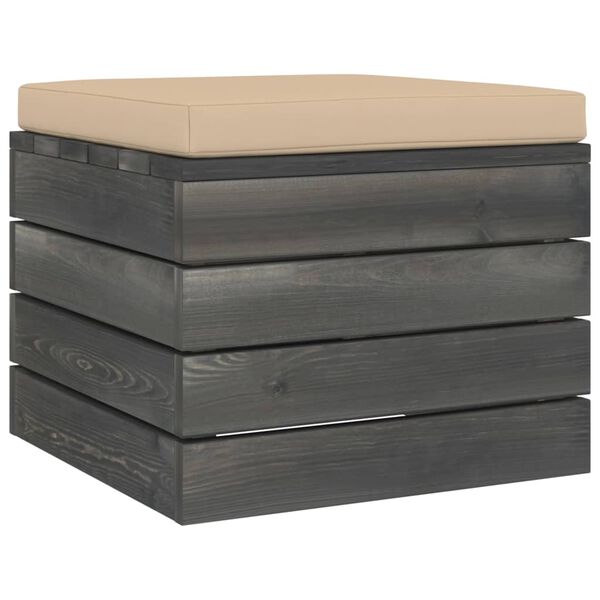 vidaXL 11-dijelna vrtna garnitura od paleta od borovine s jastucima