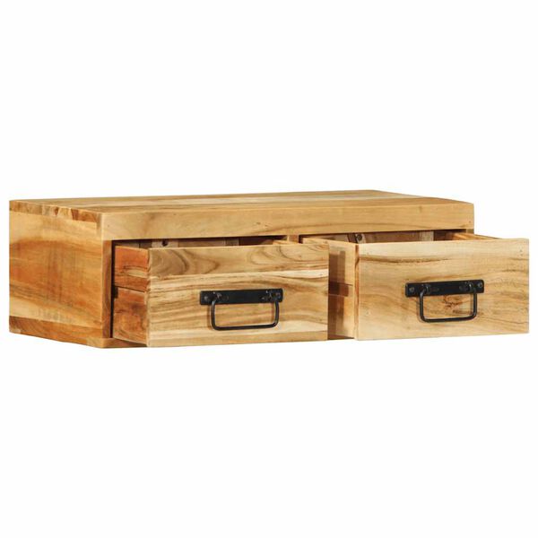 vidaXL Zidni TV ormarić 60x30x19 cm puno drvo bagrem