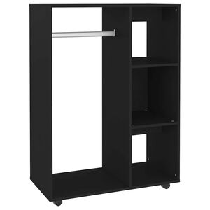 vidaXL Ormar crni 80 x 40 x 110 cm od konstruiranog drva