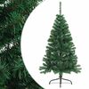 vidaXL Umjetna polovica božićnog drvca sa stalkom zelena 150 cm PVC