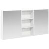 vidaXL Set ormarića za kupaonicu 3 kom. Bijela 140 x 14,5 x 70 cm