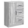 vidaXL Kreveta Siva sonoma 66 x 34,5 x 87 cm Konstruirano drvo