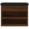 vidaXL Klupa za cipele smeđa boja hrasta 62x32x50 cm konstruirano drvo