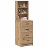vidaXL Highboard hrast artisan 40 x 41 x 135 cm Konstruirano drvo