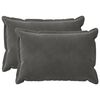 vidaXL Presvlaka za jastuk 2 pcs HOUTEN Tamnosiva 50 x 70 cm Bar&scaron;un