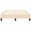 vidaXL Okvir kreveta bez madraca krem 120 x 200 cm od tkanine