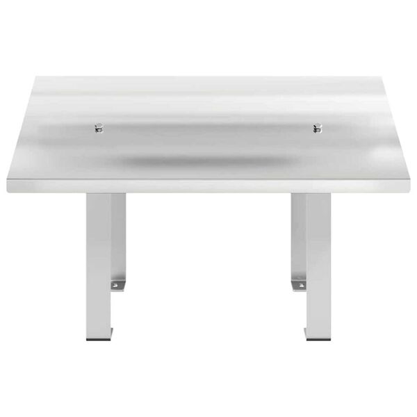 vidaXL Dimnjački poklopac Srebrno 50 x 50 x 37 cm Nehrđajući čelik