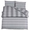 vidaXL Set navlaka za poplun svijetlosiva 200x200 cm pamuk
