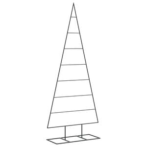 vidaXL Metalno ukrasno božićno drvce crno 150 cm