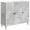 vidaXL Kreveta Betonska siva 89 x 34,5 x 80 cm Konstruirano drvo