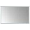 vidaXL LED kupaonsko ogledalo s ogledalom *Transparent*an 50 x 30 cm