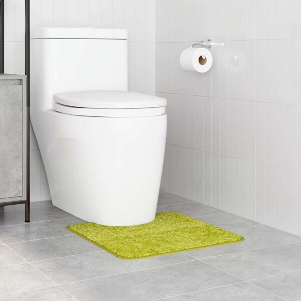 vidaXL Prostirka protiv klizanja s izrezom za WC Zelena 50 x 50 cm PP