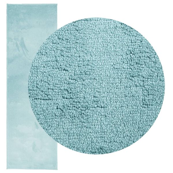 vidaXL Tepih OVIEDO kratkih vlakana zeleni 80x250 cm