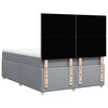 vidaXL Krevet box spring s madracem svjetlosivi 140x200 cm od tkanine
