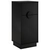 vidaXL Kreveta VENRAY Crna 35 x 33 x 77,5 cm Konstruirano drvo