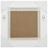 vidaXL Zidno ogledalo u baroknom stilu 40 x 40 cm bijelo