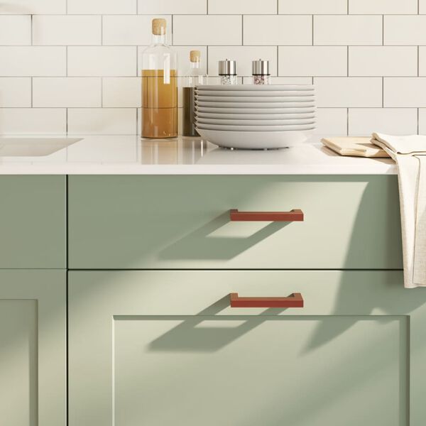 vidaXL Ručke za ormarić 20 kom brončane 96 mm od nehrđajućeg čelika