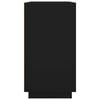 vidaXL Komoda crna 80 x 34 x 75 cm od konstruiranog drva