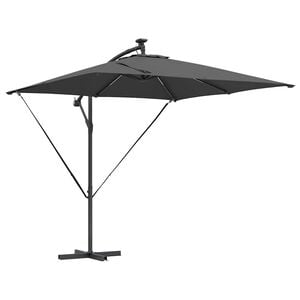 vidaXL Suncobran Antracit 249 x 249 x 250 cm Poliester i aluminij