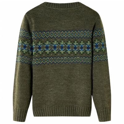 Dječji džemper pleteni kaki 92