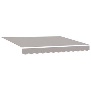 vidaXL Zamjensko platno za tendu Svijetlo siva 2,5 x 2 m Poliester