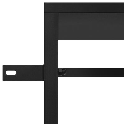 vidaXL Ormar crni 60 x 40 x 213 cm od metala i iverice