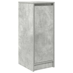 vidaXL Ormarić za cipele boja betona 29,5x34x76 cm konstruiranog drva