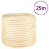 vidaXL Uže od 100 % sisala 14 mm 25 m
