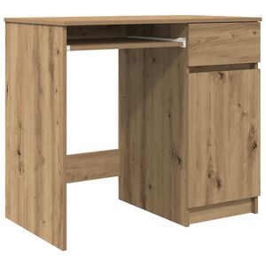 vidaXL Stol Artisan hrast 86x49x76 cm konstruirano drvo