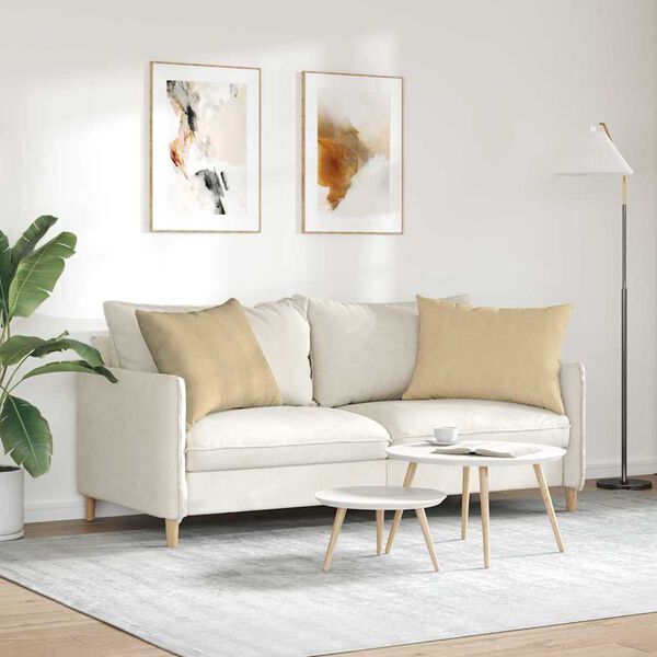 vidaXL Jastučići za sofu 2 pcs Siva zelena 70 x 50 cm Kordura tekstil