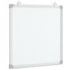 vidaXL Magnetna ploča bijela 40 x 40 x 1,7 cm aluminijska