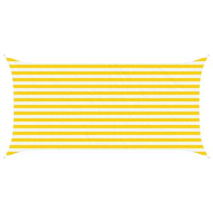 vidaXL Jedro za sunce Žuta i bijela 4 x 2 m 100% poliester Oxford