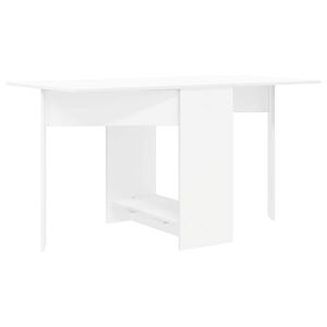 vidaXL Blagovaonski stol 138 x 70 x 73,5 cm Konstruirano drvo Bijela