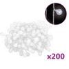 vidaXL Vilinski rasvjetni lanac 20 m 200 LED hladni bijeli 8 funkcija