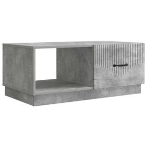 vidaXL Kava Stol Betonska siva 90 x 50 x 37 cm Konstruirano drvo