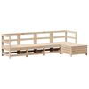 vidaXL 5-dijelni set vrtnih sofa od masivne borovine
