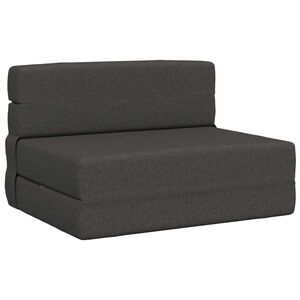 vidaXL Sofa na razvlačenje Tamnosiva 70 x 72 x 60 cm Tkanina