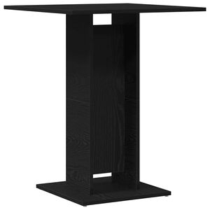 vidaXL Bistro stol crni hrast 60x60x75 cm inženjerski drvo